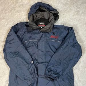 Budweiser Men's Navy and‎ Blue Jacket